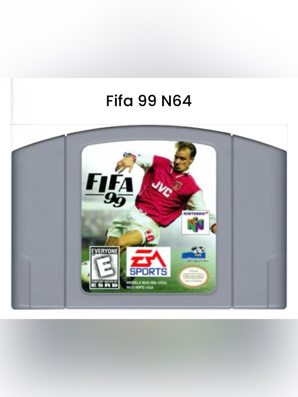 Y2K Nintendo N64 FIFA 99 Game Cartridge